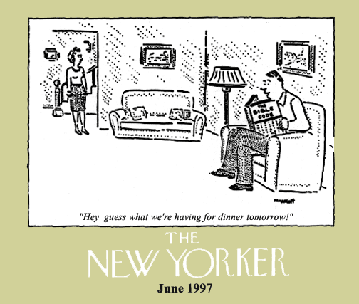 Bible Codes cartoon from the New Yorker magazine